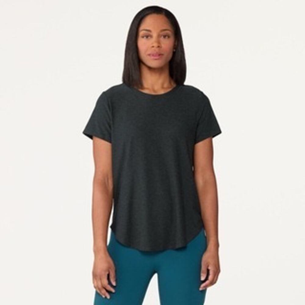 Beyond Yoga XL On the Down Low T-Shirt - Women's in Darkest Night